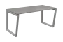 SEK-V - 16 stůl kancelářský, kovová podnož stříbrná, deska 25 mm, široký 1600 mm, šedá